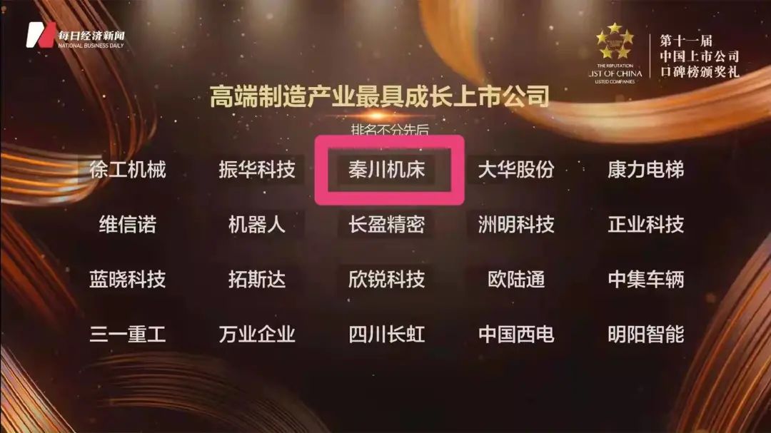 秦川集團——高端制造產(chǎn)業(yè)最具成長上市公司